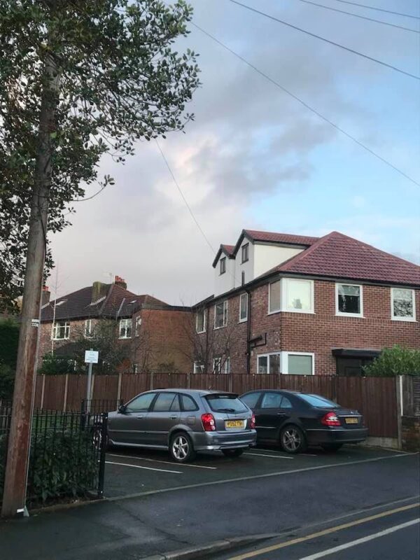 A completed building project in Manchester